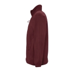 Polyester fleece jacket bedrukken met logo SOL'S North 300 g/m2 kleur bordeaux zij aanzicht