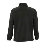 Polyester fleece jacket bedrukken met logo SOL'S North 300 g/m2 kleur zwart achter aanzicht