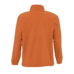 Polyester fleece jacket bedrukken met logo SOL'S North 300 g/m2 kleur oranje achter aanzicht