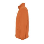 Polyester fleece jacket bedrukken met logo SOL'S North 300 g/m2 kleur oranje zij aanzicht