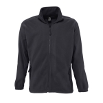 Polyester fleece jacket bedrukken met logo SOL'S North 300 g/m2 kleur titanium