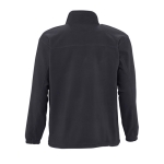 Polyester fleece jacket bedrukken met logo SOL'S North 300 g/m2 kleur titanium achter aanzicht