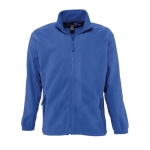 Polyester fleece jacket bedrukken met logo SOL'S North 300 g/m2 kleur koningsblauw derde weergave