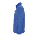 Polyester fleece jacket bedrukken met logo SOL'S North 300 g/m2 kleur koningsblauw zij aanzicht