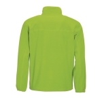 Polyester fleece jacket bedrukken met logo SOL'S North 300 g/m2 kleur limoen groen achter aanzicht