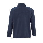 Polyester fleece jacket bedrukken met logo SOL'S North 300 g/m2 kleur donkerblauw achter aanzicht