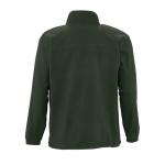 Polyester fleece jacket bedrukken met logo SOL'S North 300 g/m2 kleur donkergroen achter aanzicht