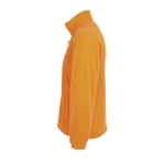 Polyester fleece jacket bedrukken met logo SOL'S North 300 g/m2 kleur neon oranje zij aanzicht