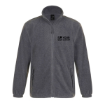 Polyester fleece jacket bedrukken met logo SOL'S North 300 g/m2 weergave met bedrukking