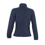 Polyester gepersonaliseerde fleece jackets voor dames SOL'S North 300 g/m2 kleur donkerblauw achter aanzicht