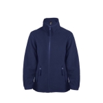 Polarfleece jas voor kinderen van polyester 300 g/m2 SOL'S North kleur donkerblauw