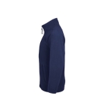 Polarfleece jas voor kinderen van polyester 300 g/m2 SOL'S North kleur donkerblauw zij aanzicht