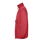 Voordelige waterdichte unisex windjack 210 g/m2 SOL'S Surf kleur rood zij aanzicht