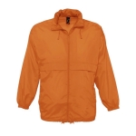 Voordelige waterdichte unisex windjack 210 g/m2 SOL'S Surf kleur oranje