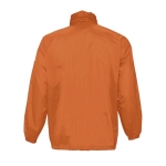 Voordelige waterdichte unisex windjack 210 g/m2 SOL'S Surf kleur oranje achter aanzicht