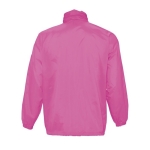 Voordelige waterdichte unisex windjack 210 g/m2 SOL'S Surf kleur fuchsia achter aanzicht