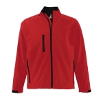 Polyester softshell jas bedrukken SOL'S Relax 340 g/m2 kleur rood zesde weergave