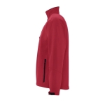 Polyester softshell jas bedrukken SOL'S Relax 340 g/m2 kleur rood zij aanzicht