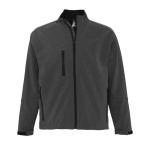 Polyester softshell jas bedrukken SOL'S Relax 340 g/m2 kleur donkergrijs