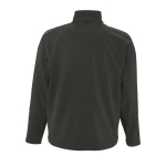 Polyester softshell jas bedrukken SOL'S Relax 340 g/m2 kleur donkergrijs achter aanzicht