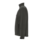 Polyester softshell jas bedrukken SOL'S Relax 340 g/m2 kleur donkergrijs zij aanzicht