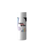 Gepersonaliseerde longdrinkglas van 230 ml Tube kleur wit