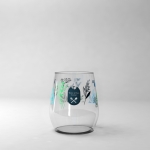 Vaatwasmachinebestendige glazen bedrukt lounge Crystal Tumbler 380ml kleur doorzichtig