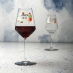 Kristallen wijnglazen bedrukken van 370 ml Crianza kleur doorzichtig