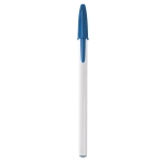 Bic pennen met logo en blauwe inkt BIC® Style Opaque kleur blauw