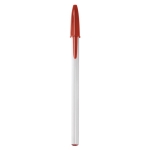 Bic pennen met logo en blauwe inkt BIC® Style Opaque kleur rood