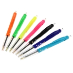 Bic pen bedrukken met zwarte inktdrukknop BIC® M10® Clip kleur wit