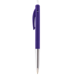 Bic pen bedrukken met zwarte inktdrukknop BIC® M10® Clip kleur marineblauw