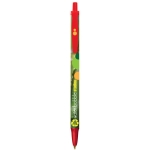 Duurzame bic pennen met logo  BIC® Clic Stic Ecolutions® kleur rood