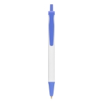 Witte bic pennen met blauwe inkt BIC® Clic Stic Mini kleur blauw