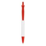 Witte bic pennen met blauwe inkt BIC® Clic Stic Mini kleur rood