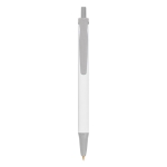 Witte bic pennen met blauwe inkt BIC® Clic Stic Mini kleur grijs