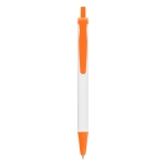 Witte bic pennen met blauwe inkt BIC® Clic Stic Mini kleur oranje