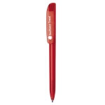 Rollerballpennen met helderblauwe inkt BIC® Super Clip kleur rood