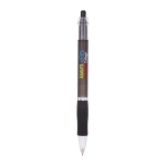 Bic pennen met rubberen grip blauwe inkt bedrukken BIC® Click kleur zwart