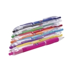 Bic pennen met rubberen grip blauwe inkt bedrukken BIC® Click kleur blauw