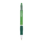 Bic pennen met rubberen grip blauwe inkt bedrukken BIC® Click kleur groen