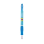 Bic pennen met rubberen grip blauwe inkt bedrukken BIC® Click kleur lichtblauw