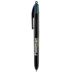 Bedrukte bic pen met vier kleureninkt BIC® 4 Colours kleur zwart