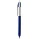 Bedrukte bic pen met vier kleureninkt BIC® 4 Colours kleur blauw