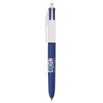 Bedrukte bic pen met vier kleureninkt BIC® 4 Colours kleur blauw