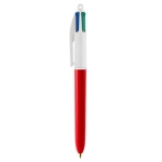 Bedrukte bic pen met vier kleureninkt BIC® 4 Colours kleur rood