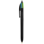 Pen BIC® 4 Colours Fashion kleur zwart