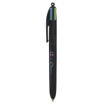 Pen BIC® 4 Colours Fashion kleur zwart