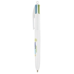 Pen BIC® 4 Colours Fashion kleur wit