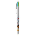 Pen BIC® 4 Colours Fashion kleur wit